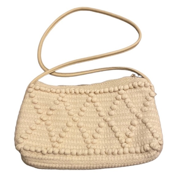 H&M Texture Weave Shoulder Bag . New - Picture 1 of 8